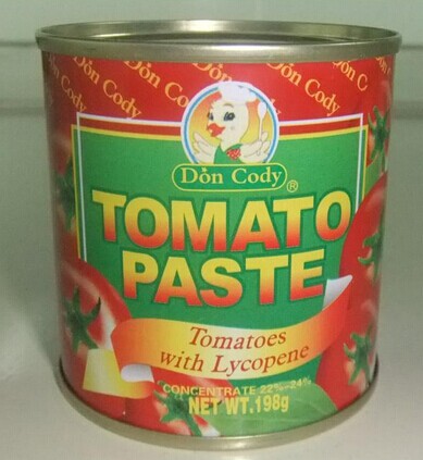 Tomato paste 198g×48 - Hard Open Lid - tomatopaste1-20