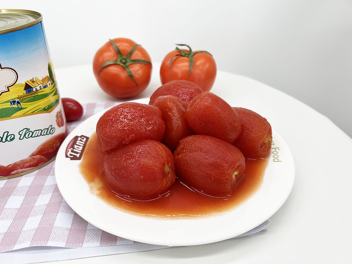 Tianz Canned Chopped Tomato 800g Brix:5%-6% Support OEM