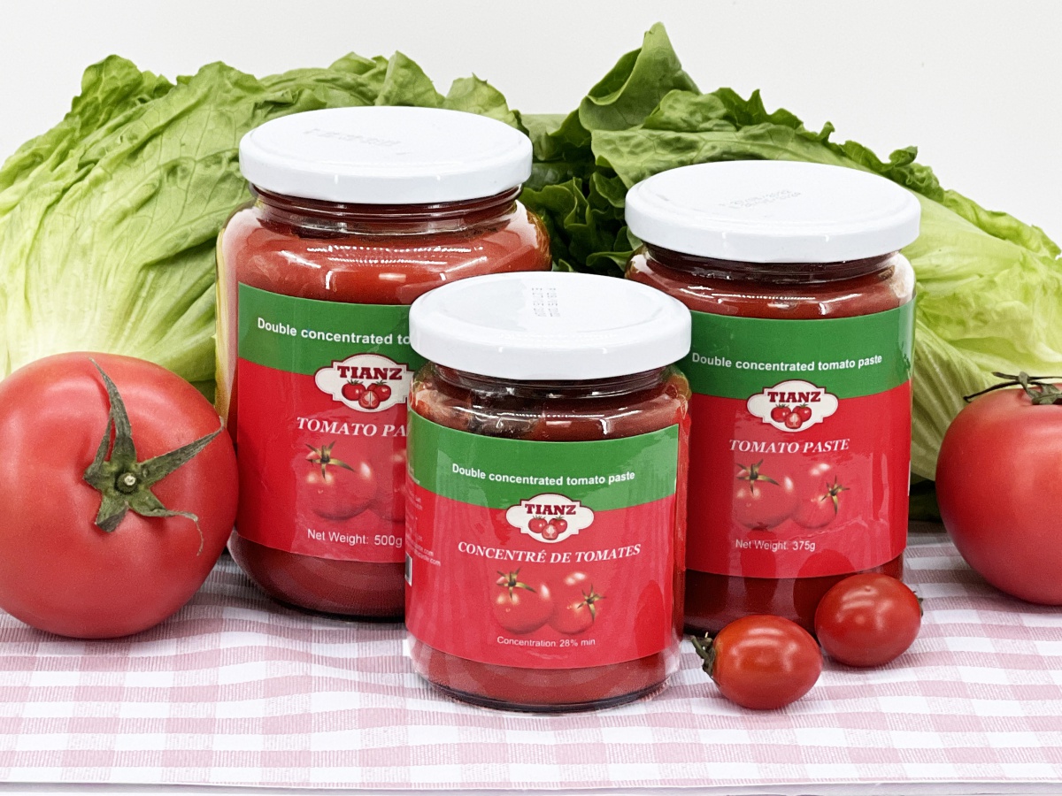 Tianz Jar Glass Tomato Paste Support OEM&ODM