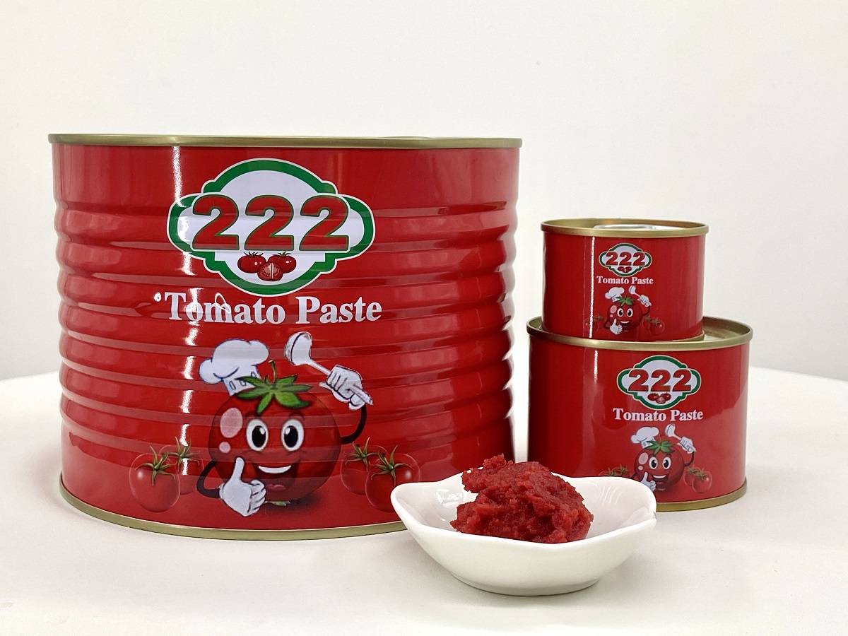 Canned tomato paste,concentration 28-30% 70g,210g ,400g,2200g available