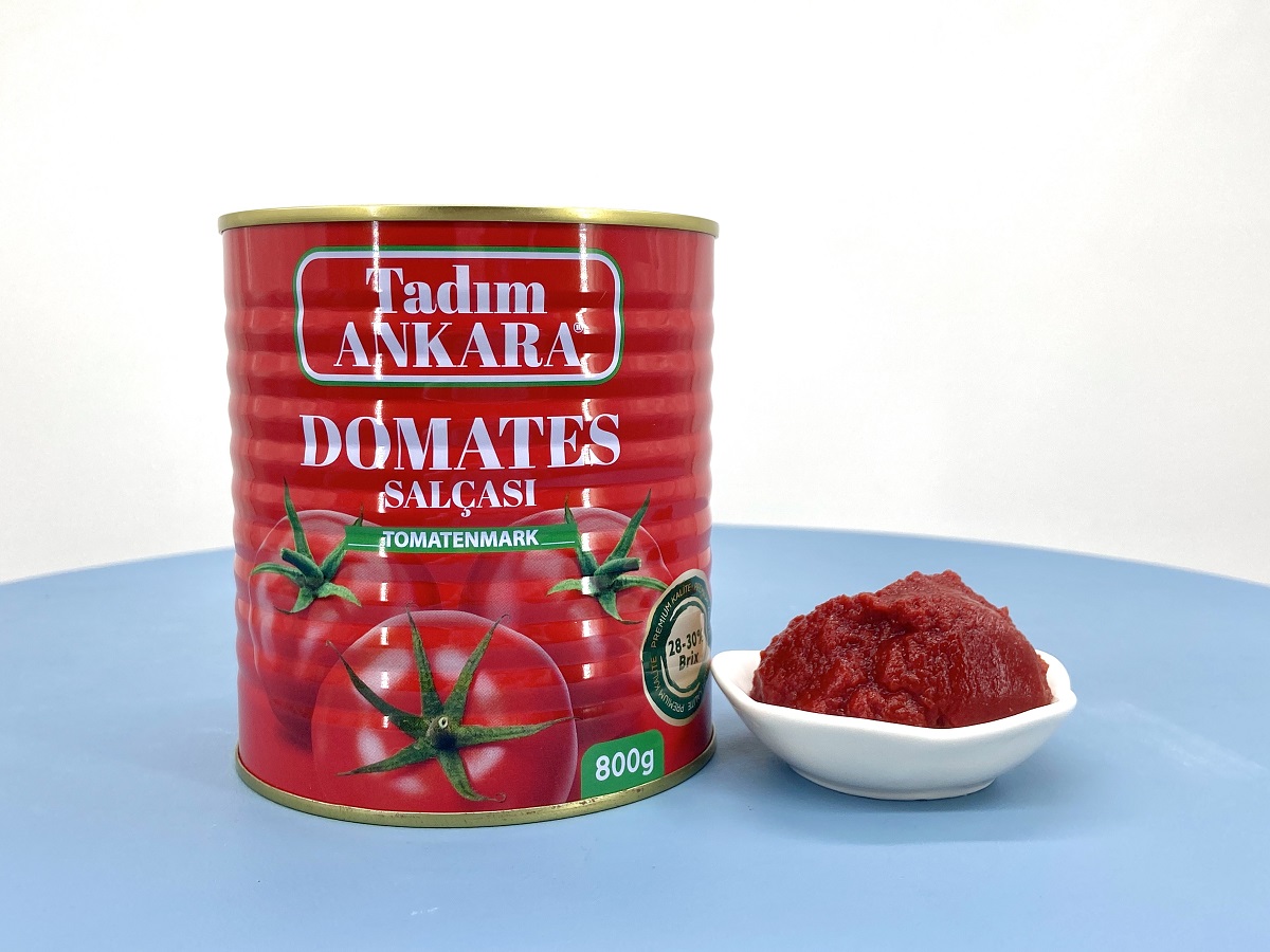 Canned tomato paste 800g Easy open lid Brix 28-30%