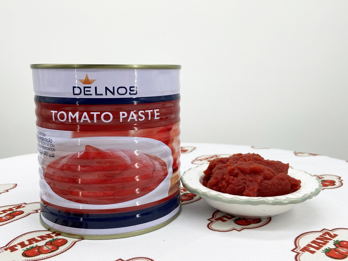 Canned tomato paste Brix 22-24% 800g,850g available