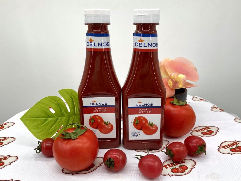 Bottle Tomato Ketchup 340G Customized private label Tomato Paste